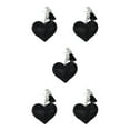 thumbnail image 3 of Thinsony Heart-shaped Key Ring Keys Safe And Fashionable Personalized Key Chain black 5Set, 3 of 6