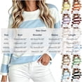 thumbnail image 2 of Horkkom Striped Shirt Women Long Sleeve Pullover Crew Neck T Shirts Casual Daily Fall Tops XXXL, 2 of 4