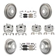 thumbnail image 1 of Transit Auto Front Rear Disc Brake Caliper Coated Rotors and Ceramic Pads Kit (10Pc) for Car 2014-2015 Kia Sorento Limited with 3.3L with Red Painted Calipers KCG-102173N, 1 of 2
