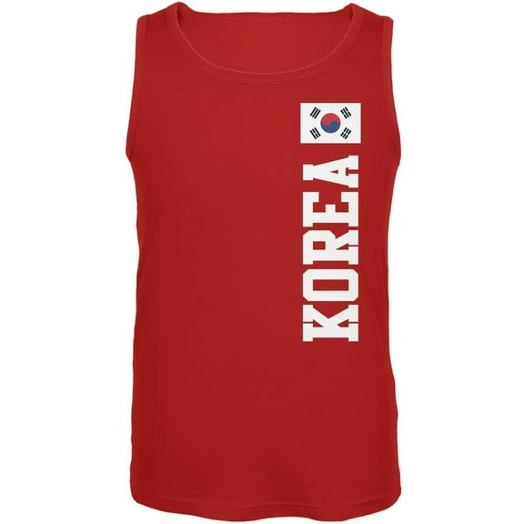 World Cup Korea Red Adult Tank Top - 2X-Large