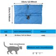 thumbnail image 2 of Cat Recovery Collar, Soft Adjustable Cat Cone Collar, Breathable Cat Neck Protective Collar After Surgery Stop Licking, Elizabethan Collar, Lightweight Waterproof Pets Cone Alternative(M), 2 of 7