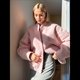 thumbnail image 5 of Abrigo de Mujer de Larga, Cuello Redondo, Botones A Presión, Chaqueta Gruesa Abierta de Otoño 2025 Rosa L, 5 of 10