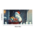thumbnail image 4 of LLQKIGS Christmas Garage Door Frame Christmas Garage Door Banner Garage Door Christmas Decoration Holiday Garage Partner Christmas Frame Snowflake Partner Garage Door Frame Christmas Party Flags 3x5, 4 of 7