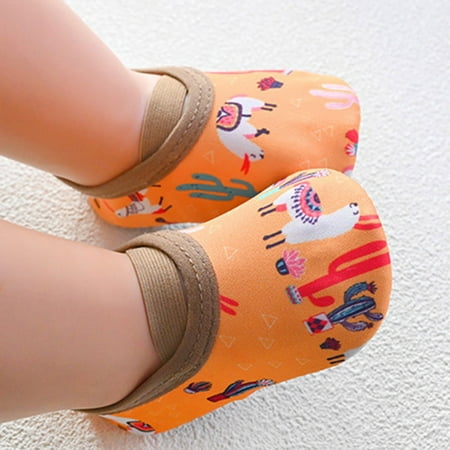 

〖Roliyen〗Toddler Shoes Baby Socks Aqua The Shoes Socks Non-Slip Cartoon Floor Boys Barefoot Kids Girls Baby Shoes