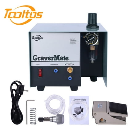 Tooltos Single-Handle GraverMate Jewelry Pneumatic Engraving Machine