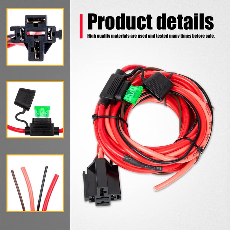 その他 N Zxpjkyu Electric Fuel Pump Relay /N 30247 Mount Hardware Wiring