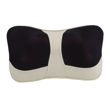 4 Head Design Kneading Neck Shoulder Back Body Car Massage Pillow Relax Pain