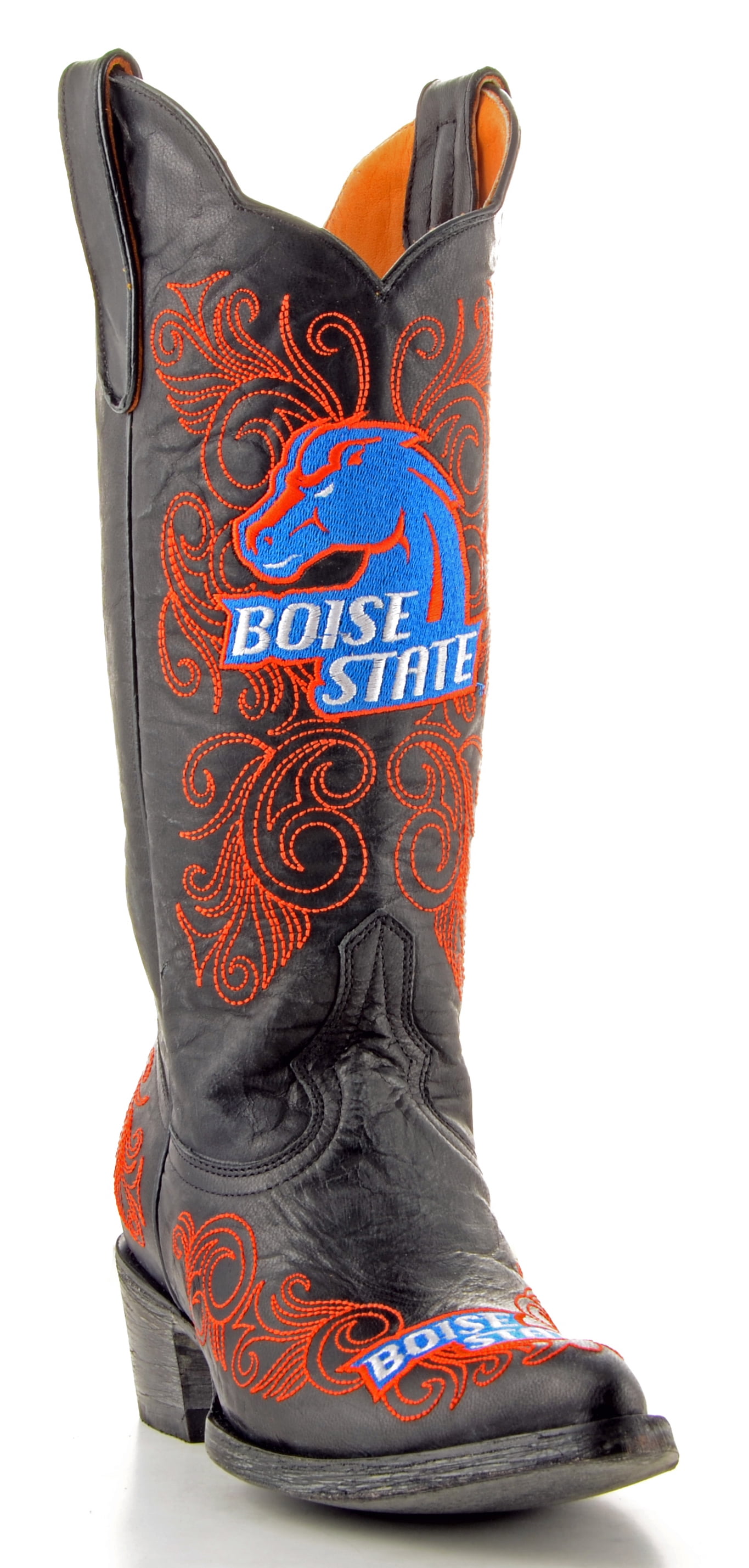 Gameday Boots Womens 13" Tall Leather Boise State Cowboy Boots by GameDay Boots