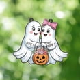 thumbnail image 2 of Lotusprinthandmade Halloween Couple Spooky Custom Shape Window Hanging Acrylic Ornament (4x4) , Halloween Couple Spooky Window Hanging Ornament, 2 of 5