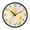 Soft Yellow Tulip, variant on Voice Activated Clock with Glow Light 12 Inch Large Silent Wall Clock Battery Operated for Home Decor Light Pink Wooden Floor