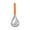 Orange_Free Size, variant on Gnmfd Stainless Steel Fruit Corer Spoon, Manual Gourd Pulp Extractor, Core Remover for Apple Pear Melon, Ergonomic Kitchen Tool for Baking, Cooking, Dessert Preparation, Home Use