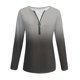 thumbnail image 4 of Ailaofu Women Half Quarter Zip Pullover Long Sleeve Shirts Crew Neck Fall Casual Graphic Sweatshirts Tops, 4 of 5