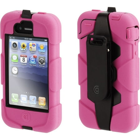 Griffin Technology Survivor Extreme-Duty Case and Belt Clip iPhone 4, Pink