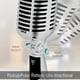 Pyle PYLPDMICR42SL Classic Retro Vintage-Style Microphone Vocal Dynamique - Argent – image 3 sur 7