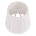 thumbnail image 1 of FUTUREORYY 1Set Cloth Lampshade Covers White Fabric Light Shade Foldable Bedside Use, 1 of 8