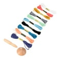 thumbnail image 4 of Ensemble d'Outils de Broderie Multifonctionnel Aiguille à Percer Colorée Kit de Broderie, 4 of 14