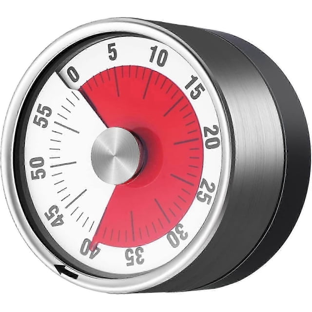 Queen King Kitchen Timer Magnetic,visual Timer For Kids,60-minute Visual Countdown Timer With Loud Alarm,magnetic Back Stainless Steel Face,kitchen Ti