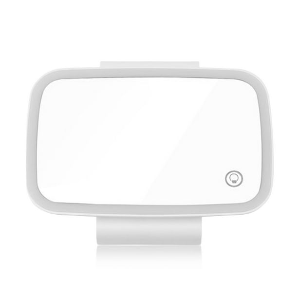 Rechargeable Car Mirror with LED Lights Sun Visor Lighted Small Makeup