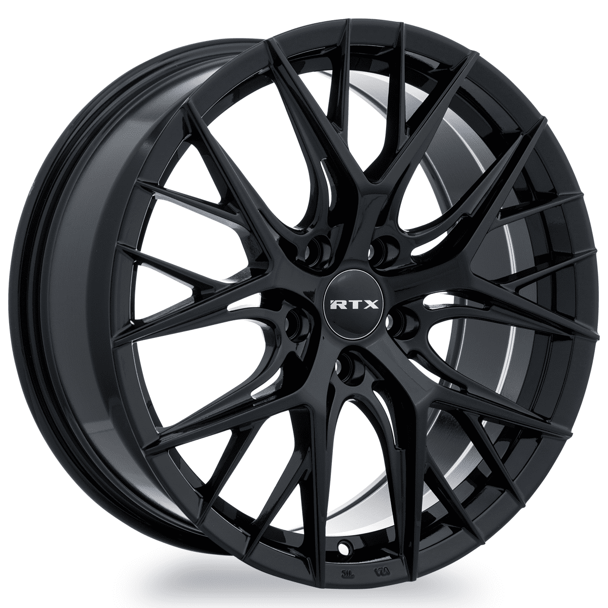 RTX Valkyrie 18x8 5x114.3 ET40 CB73.1 Gloss Black Wheel - Walmart.com