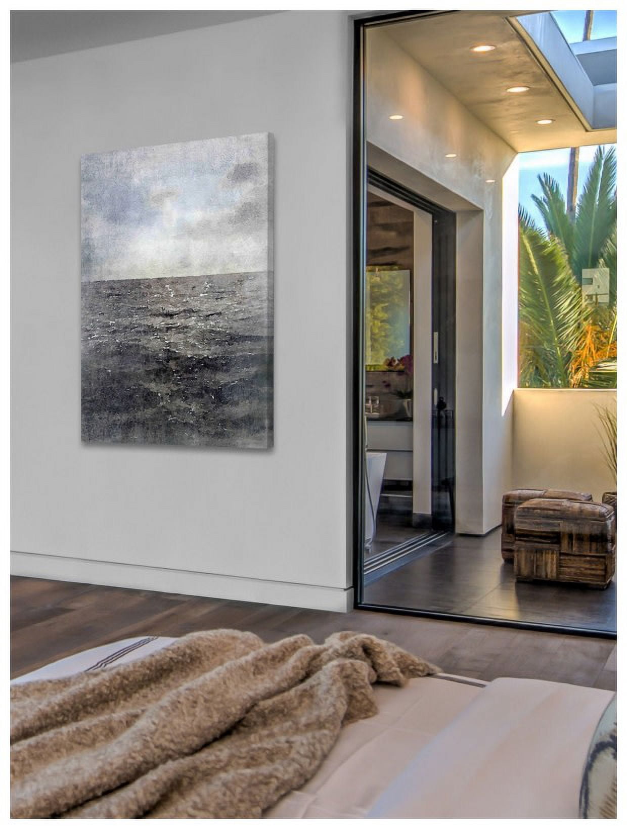 Marmont Hill - "Dark Water" by Irena Orlov Painting Print on Wrapped Canvas