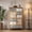 27″ Vintage Cabinet, variant on 27.7" Vintage Tall Storage Cabinet, Rustic Multicolor Carved Wood Cabinet with 7 Drawers & 2 Doors, Farmhouse Accent Furniture for Living Room, Dining Room, Hallway