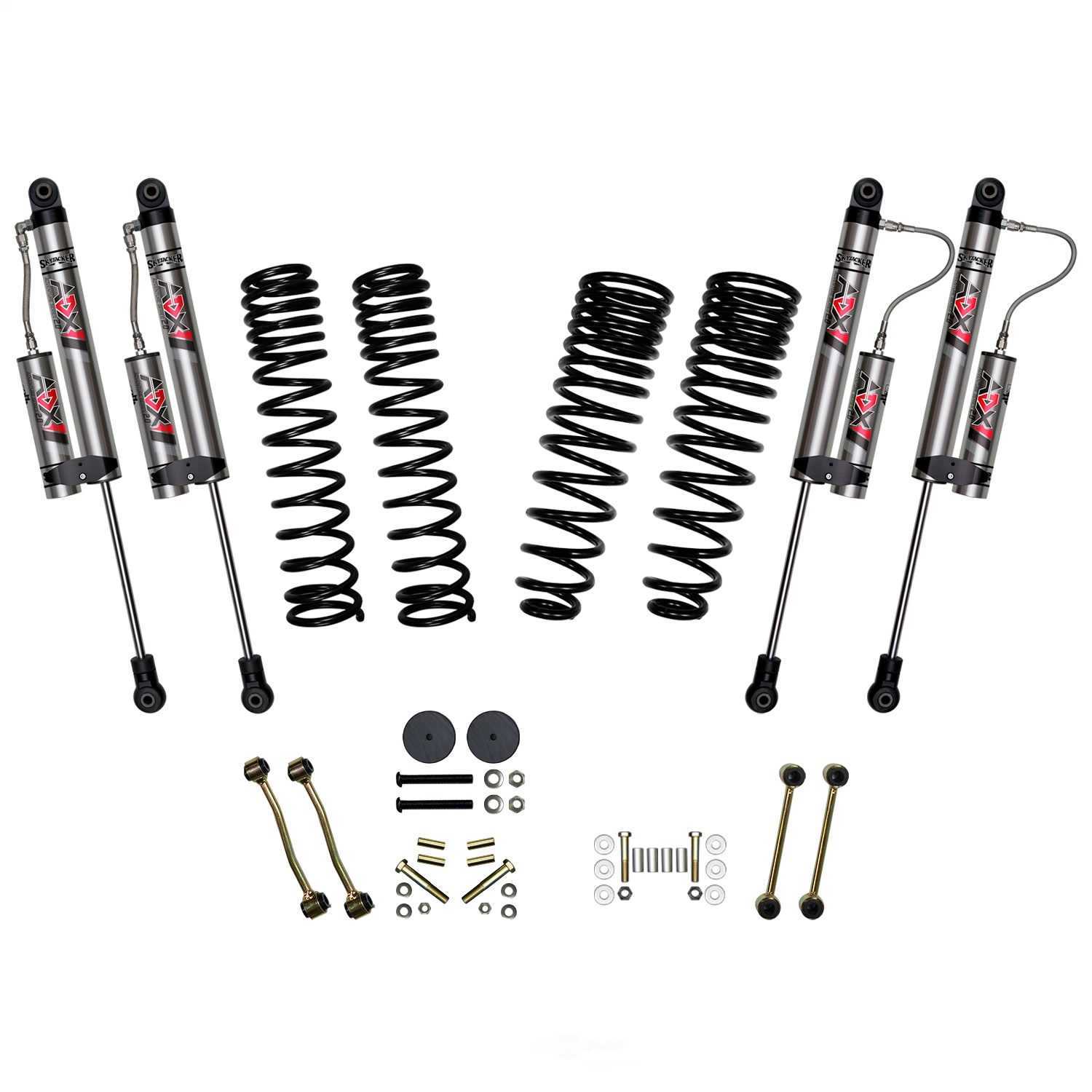 Skyjacker Suspensions G251RKXLT 2.5 in. Suspension Lift System With ADX 2.0 Remote Reservoir