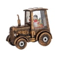 thumbnail image 4 of veasfak Christmas Lighted Tractor Tractor Crystal Ball Ornament with USB Cable Christmas Snowman, 4 of 9