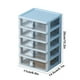 thumbnail image 3 of Fiudx Organizador de Escritorio, Caja de Almacenamiento con Cajón Transparente, Soporte Multifuncional para Cosméticos, Joyero Apilable, Ideal para Usar Como Mueble de Escritorio, Solución para Orden, 3 of 6