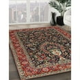 thumbnail image 2 of Ahgly Company Indoor Rectangle Traditional Dark Almond Brown Persian Area Rugs, Swatch Sample, 2 of 6