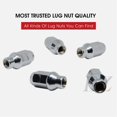 thumbnail image 4 of 20 ET Conical Bulge Long Lug Nuts 7/16"-20 with Center Washers 0.33" Shank 0.62" Dia 1.75" Length, 4 of 7