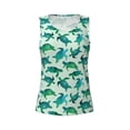 thumbnail image 4 of Haiem Green Sea Turtle Workout Tank Tops for Women, Athletic Sports Slim-Fit Tank Tops, Compression Sleeveless Dry Fit Shirts,Athletic Shirt-Large, 4 of 9