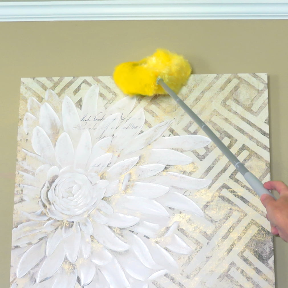Ceiling Fan Duster Ecloth Dusting Wand Cleans Under Evelots Removable And Washable Microfiber Ceiling Fan Duster Com