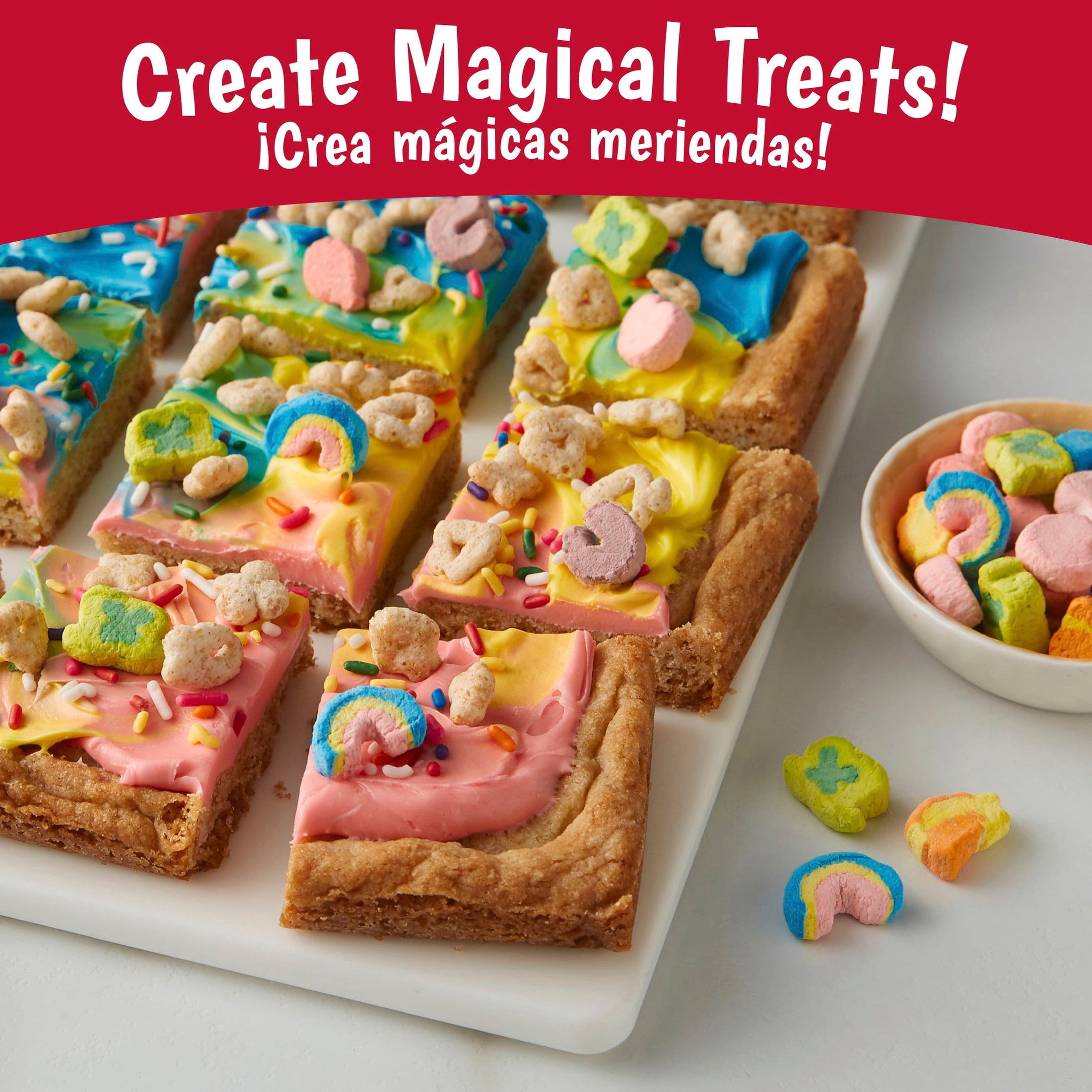 (6 pack) Lucky Charms Gluten Free Cereal with Marshmallows, Kids Breakfast Cereal Bag, 32 oz