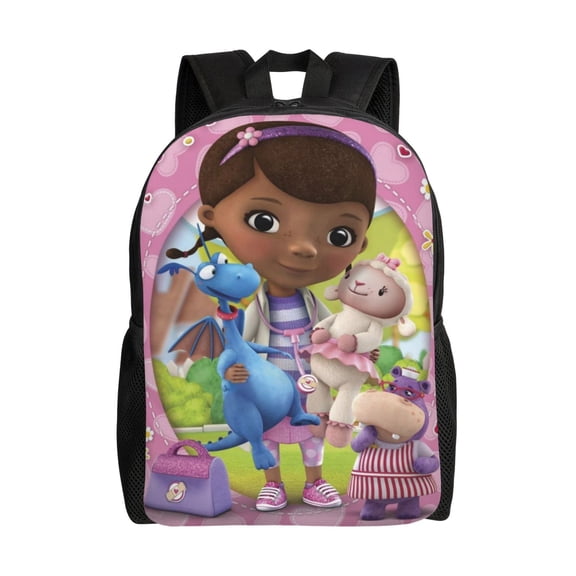 Lightweight Daypack Large Capacity Doc Cute McS-tuffin Backpack Travel Work Back Pack Bookbag Laptop Bag