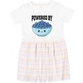 thumbnail image 3 of Inktastic Blueberries Cute Powered by Girls Toddler Dress, 3 of 5