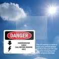 thumbnail image 6 of Underground Cable Call Before Digging #811 OSHA Danger Rigid Plastic Sign 14 Inch x 10 Inch - 10 Pack, 6 of 8