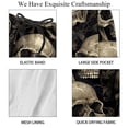 thumbnail image 4 of luoweisi Men's Beach Shorts Quick Dry Swim Trunks with Mesh Lining Skull L, 4 of 5