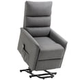 thumbnail image 1 of HOMCOM Power Lift Chair Recliner for Elderly with Remote Control Dark, 1 of 10