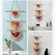 thumbnail image 3 of Hanging Fruit Basket 3-Tier Over The Door Organizer, Boho Decor Wall Hanging Storage Baskets for Kitchen Bedroom, 3 of 5