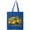 Royal Blue, variant on Inktastic How I Roll School Bus Tote Bag