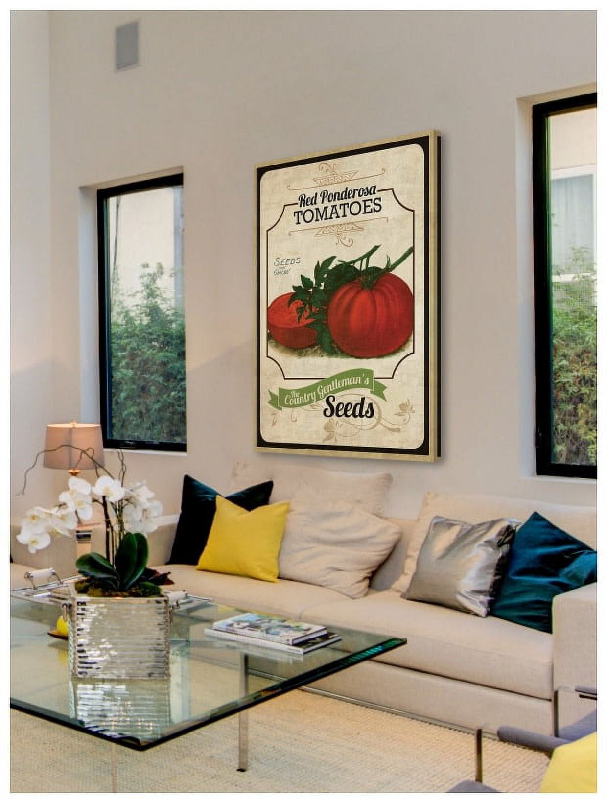 Marmont Hill "Seed Packet Tomato" Painting Print on Canvas