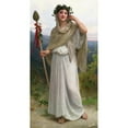 thumbnail image 3 of William Bouguereau 9x14 Black Modern Framed Museum Art Print Titled - Priestess of Bacchus (1894), 3 of 5