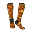 thumbnail image 5 of Lsque Dinosaurs and Leaves Printed Crew Socks Men's Women's LightWeight Thin Casual Calf Socks ,Knee High Socks,Cotton Socks, 5 of 9
