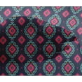 thumbnail image 4 of oneOone Viscose Chiffon Fabric Diamond & Swirl Ikat Printed Craft Fabric BTY 42 Inch Wide, 4 of 4