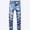 Blue, variant on Jeans for Men Relaxed Fit Bootcut New Fashion Have Pockets Button Zipper Personality Denim Trend Jeans