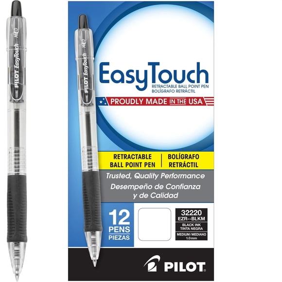 Bolígrafos PILOT EasyTouch recargables y retráctiles