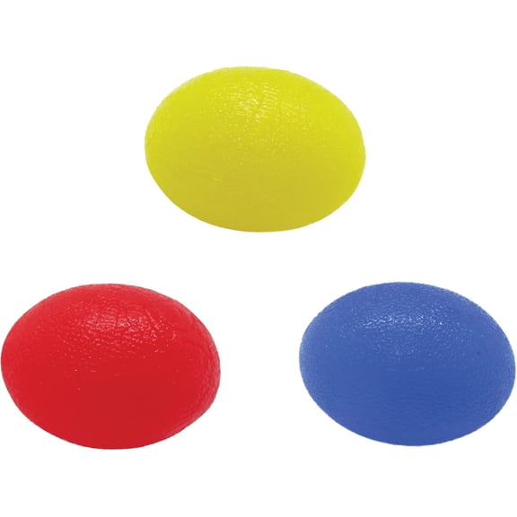 Gadgetime USA Stress Relief Egg Grip Balls – Hand & Wrist Exercise Tool for Grip Strength, Therapy, and Stress Relief