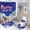 Christmas Theme Bathroom 4-piece Set, variant on Custom 4-pcs Shower Curtain Set For Bathroom Personalized Name and Photo