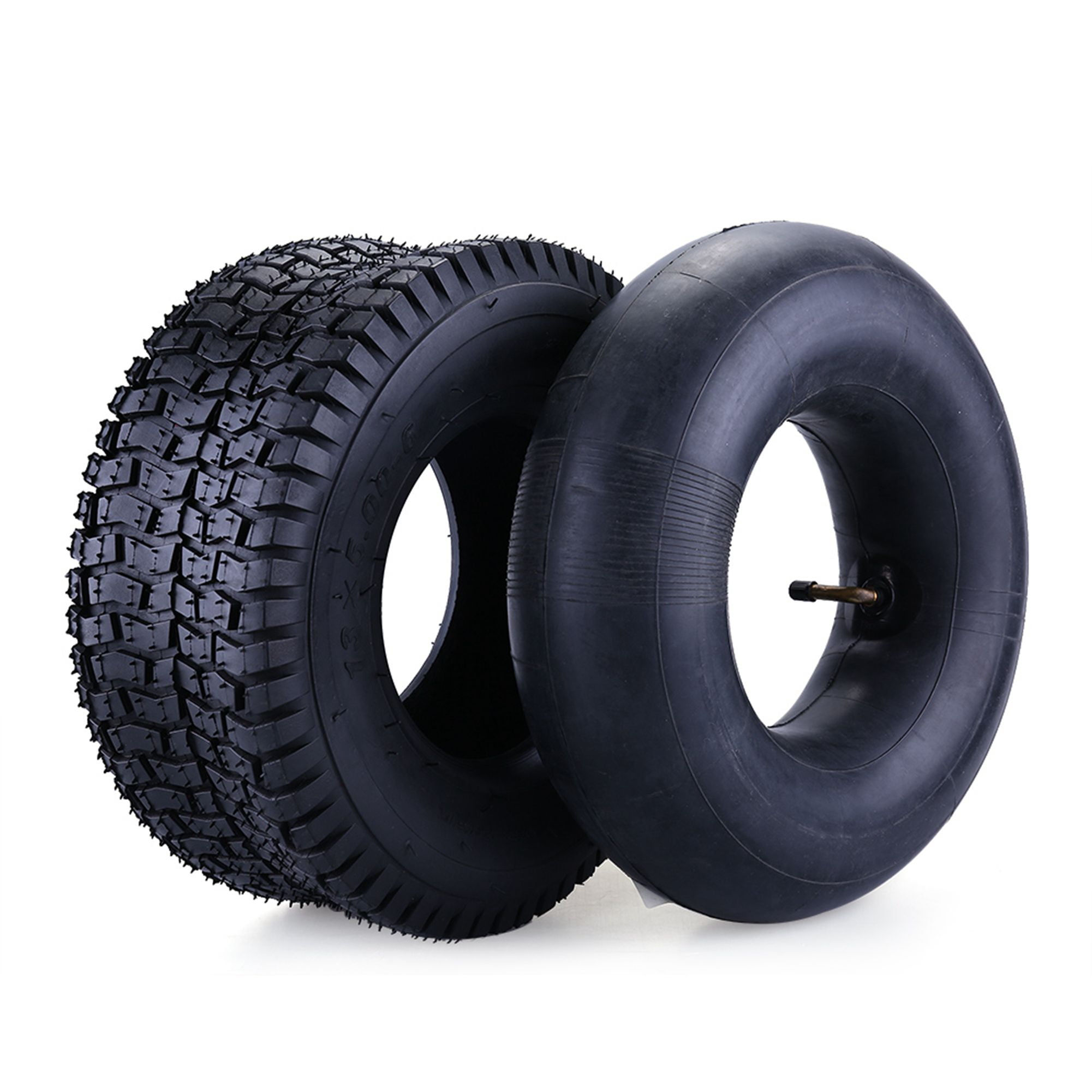 13x5.00-6 Tire & Inner Tube Set for Razor Dirt Quad and Go Kart, Dirt