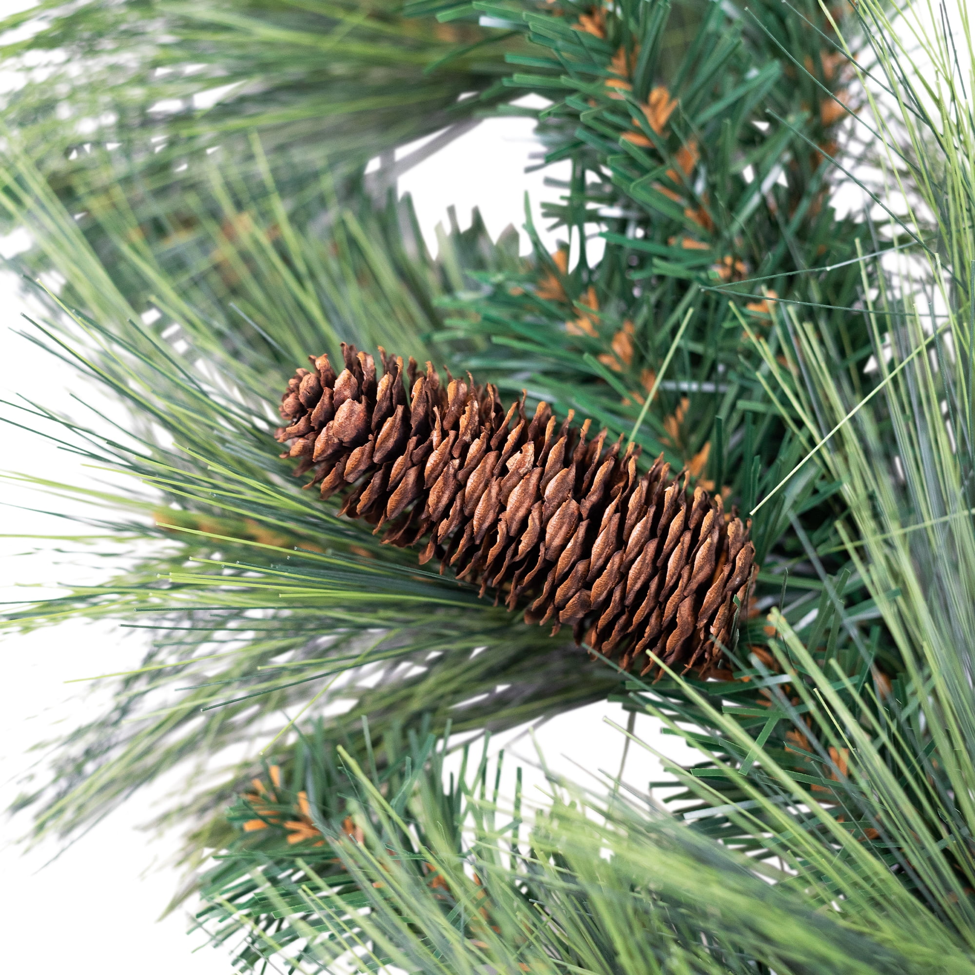 Northlight Mixed Pine and Pinecones Artificial Christmas Garland - 5.5' x 14" - Unlit